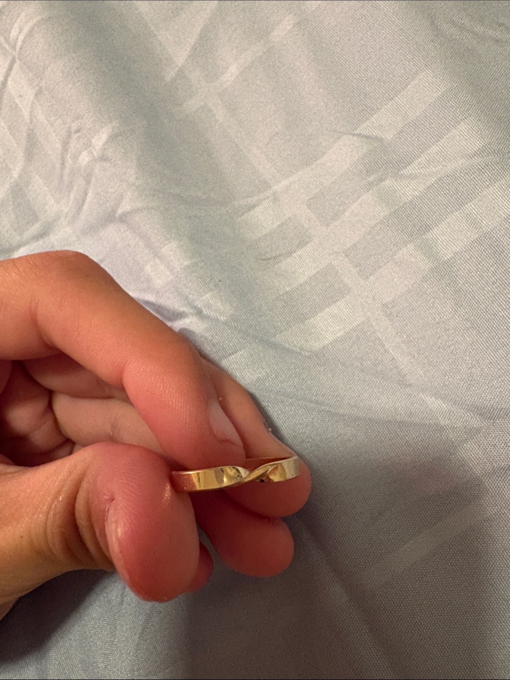 Gold Twisted Band Ring - Women Accessories